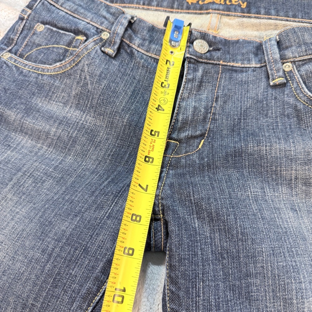 Fidelity Women's Boot Cut Jeans - Dark Wash Blue - Picture 7 of 10